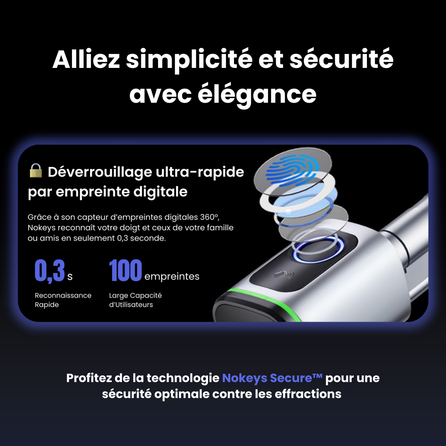 Serrure Nokeys Universelle